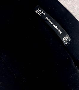 Black High-Waist Leggings both side zipper