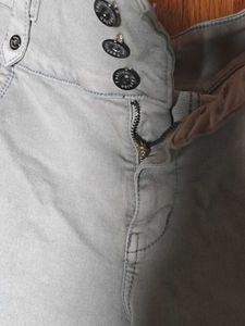 Free delivery - Light Grey Slim Fit Jeans