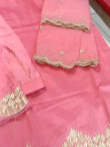 Beautiful Pink Embroidered Kurta Set