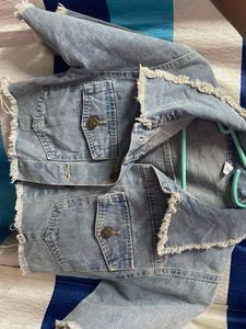 Cropped Denim Jacket