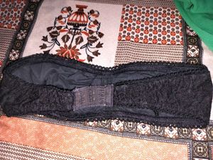Black Lace Strapless Bra