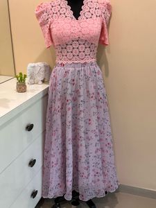 Pink Lace Top &