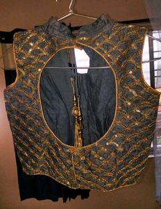 Stunning Grey Ruffled Lehenga Choli