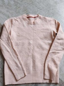 Peach Knit Pullover