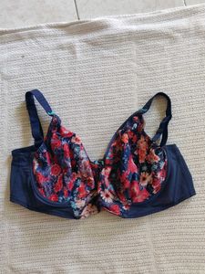 Floral Print Bra