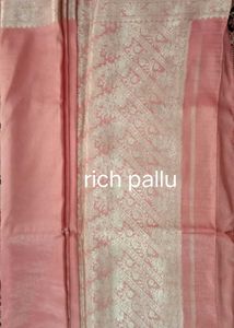 Elegant Onion Pink Silk Saree