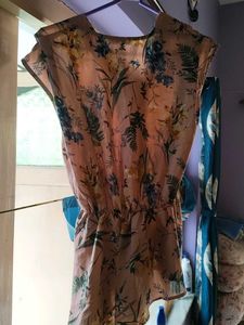 Floral Print Wrap tol
