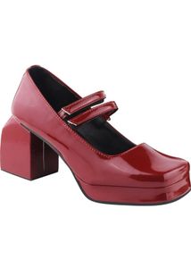 Chunky Heel Platform Mary Janes