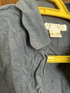 Blue Formal And Casual Shirt Full Sleeves