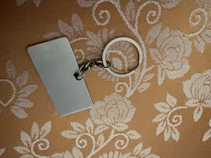 Silver Metal Keychain