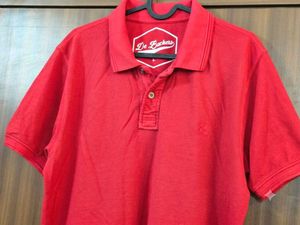 Men's Red Polo Shirt (size L)