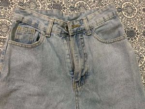 Light Wash Wide Leg Jeans