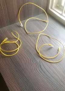 Yellow Ethernet Cables -  3