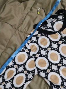 Patterned Zip-Up Jacket