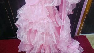 (Fix Price )Trendy Frill Organza Saree🤩,