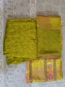 Synthetic Patiyala Suit For Women (3 Piece)