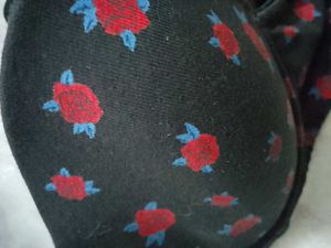 Floral Print Bra