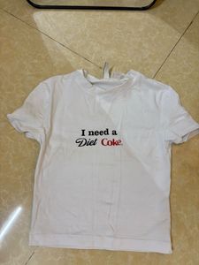 I Need A Diet Coke Cropped Tee