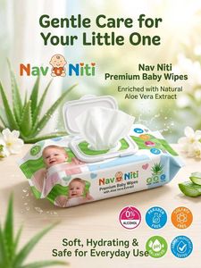 Combo 5 pkt Nav Niti Premium Baby Wipes
