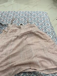 Elegant blush Pink Maxi top