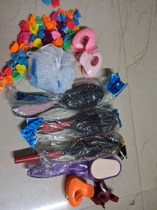 Assorted Hair Clips & Styling Tools Bundle