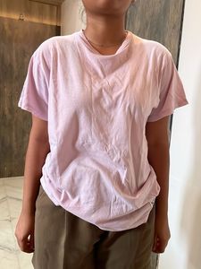 Light Pink Oversized T-Shirt