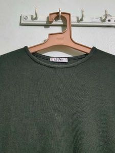 Solid Black Long Sleeve Top