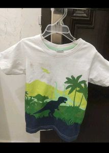 Kids Shark Print T-Shirt and Pants Set