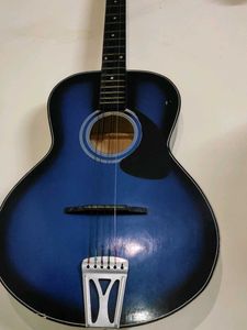 Blue Acoustic Guitar