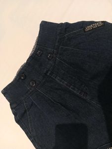 High-Waisted Denim Shorts