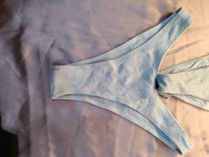 Set of 2 Light Blue Bikini Bottoms