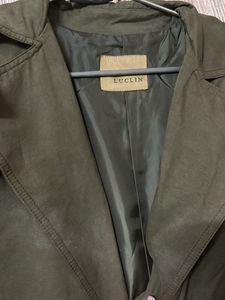 Olive Green Trench Coat