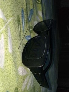 Stylish Black Rectangular Sunglasses