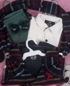 Little Collars Navy Blue Jacket Set