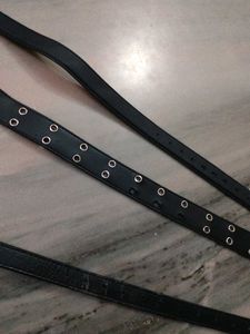 Diesel Black Leather Belt