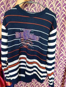 Men Sweaters Four Circle L Size