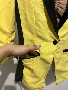 Yellow &amp; Black Blazer