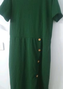 Dark Green Dress