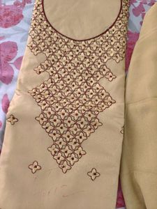 Elegant Embroidered Kurta Suit Material