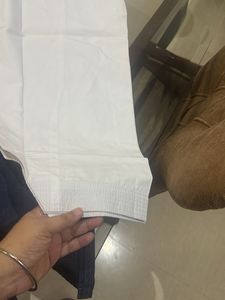 Embroidered Denim Kurta
