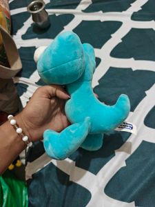 Cute Blue Frog Plush Toy