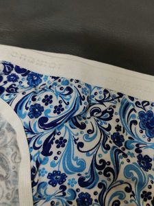 Blue Floral Briefs
