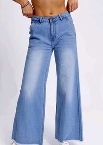 High Waist Blue Denim Jeans