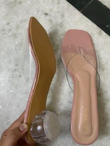Chic Transparent Strap Sandals
