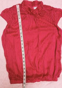 Vintage Pantaloons Red Blouse