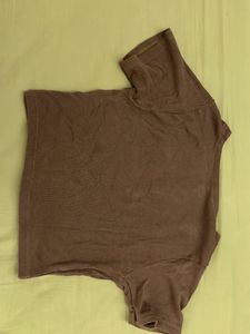 Brown Crop Top