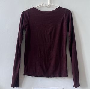 Brown Bow Top