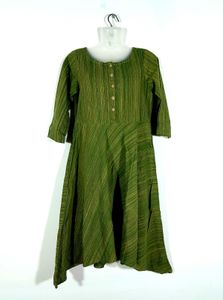 Olive Green Kurta For Women's