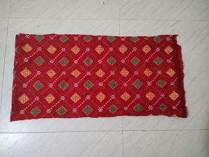 Printed Red Dupatta For Women