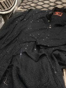 Sparkling Black Kurta